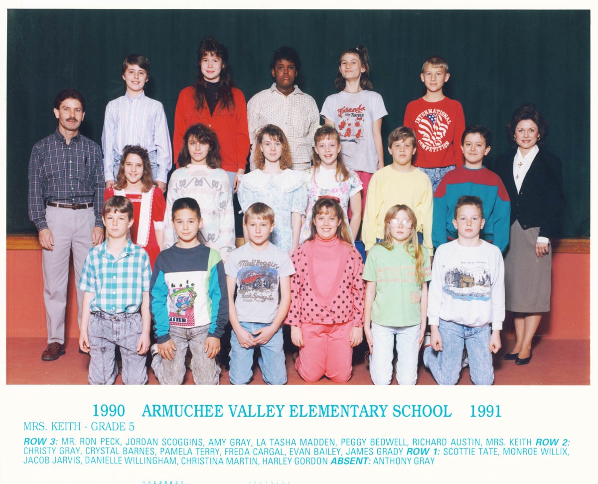 Armuchee Valley Elementary School, Class of 1991