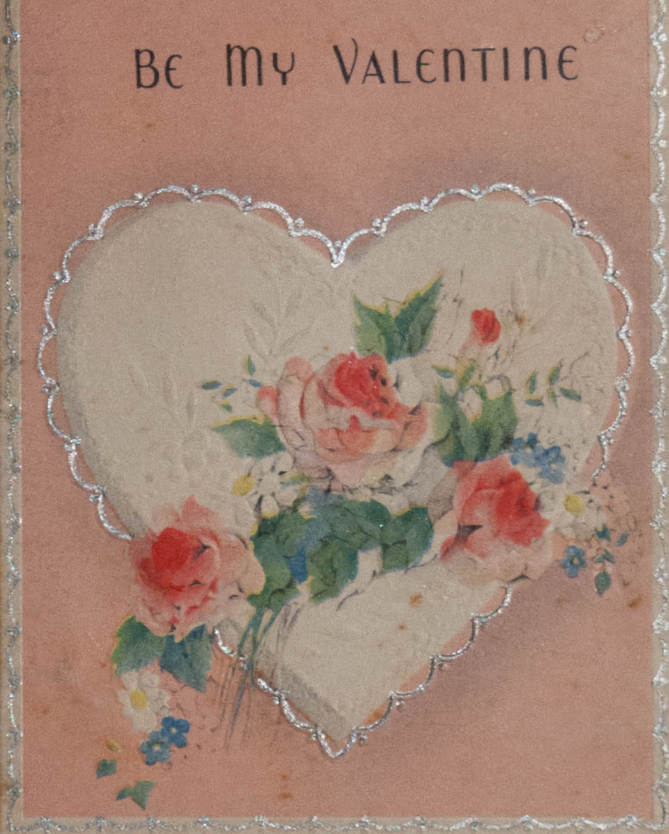 Love scrapbook Valentine, 1939