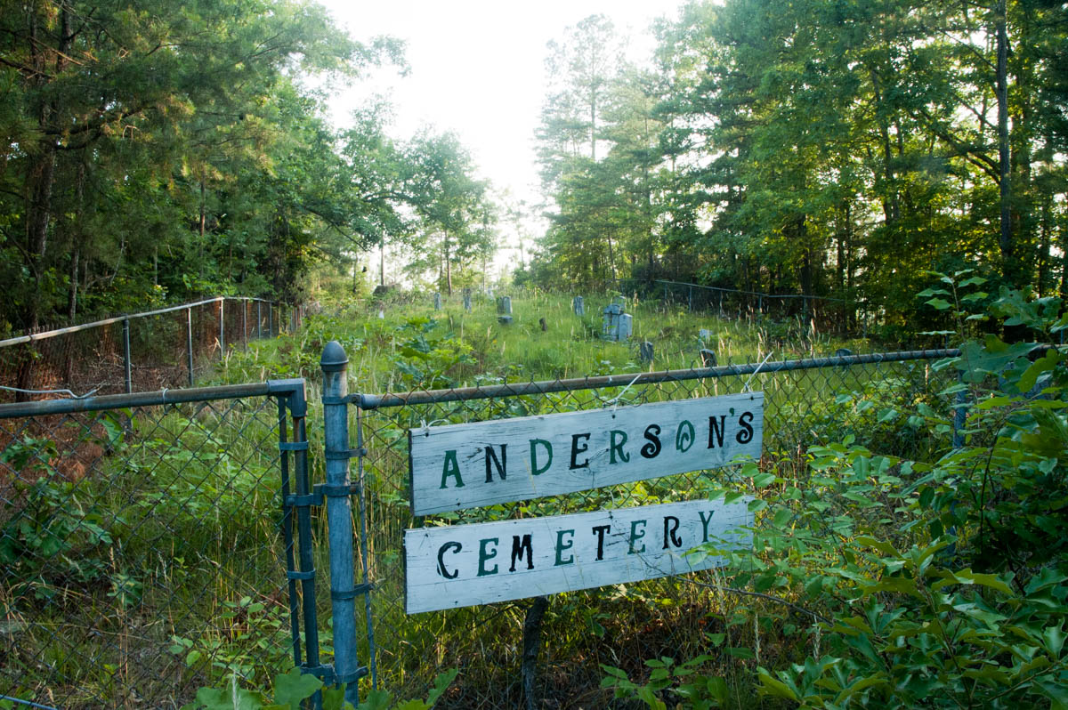 Anderson's Cemetery, Subligna, Chattooga County, Georgia
