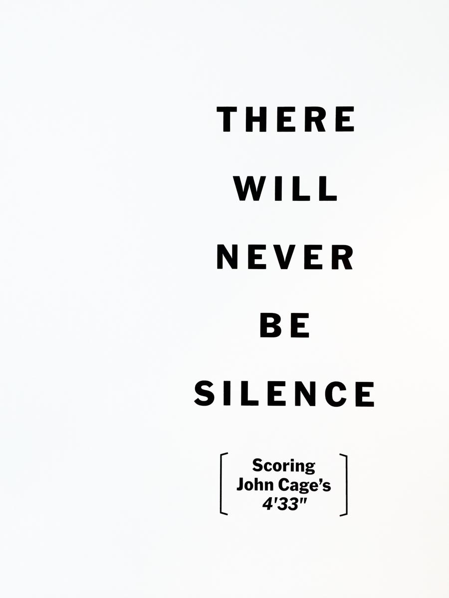 There Will Never Be Silence: Scoring John Cage’s 4’33