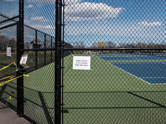 Parks Closed, Belmont, MA April 2020