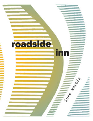 cover of "roadside inn" zine featuring an abstract geometric design