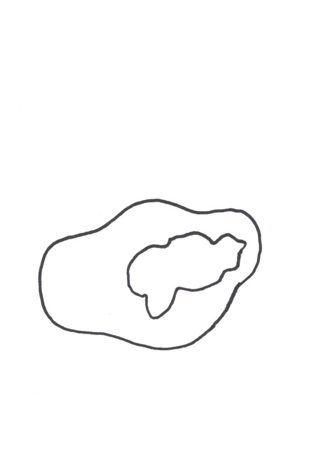 abstract drawing made with marker on paper