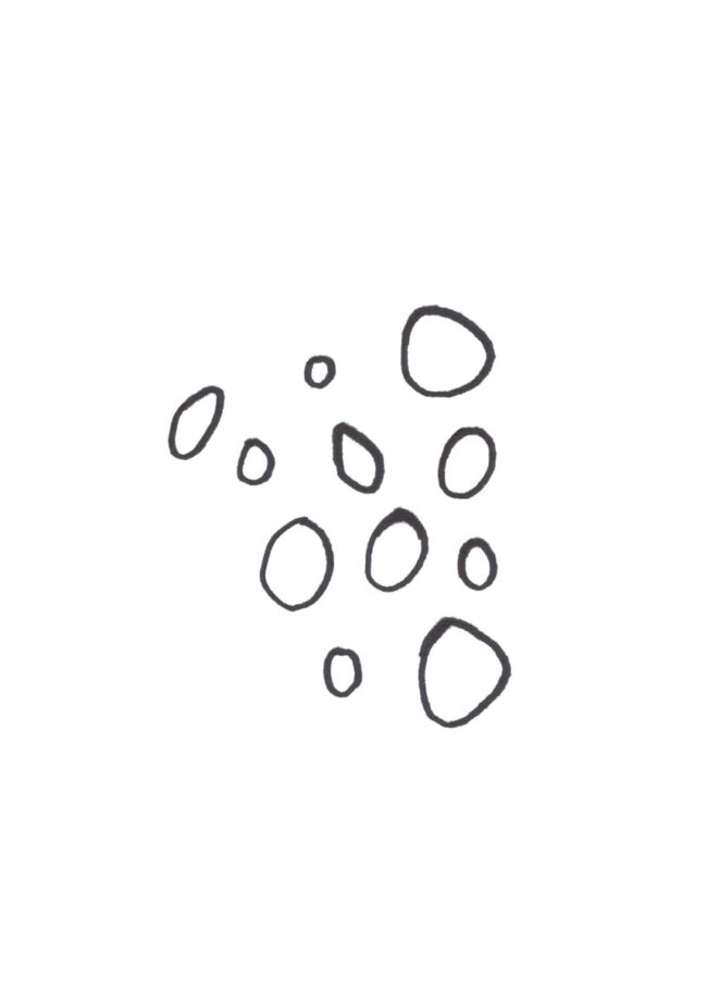 abstract drawing made with marker on paper