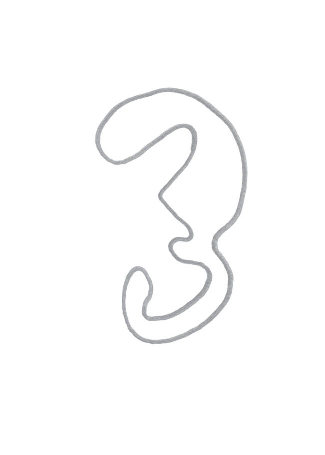 abstract drawing made with marker on paper