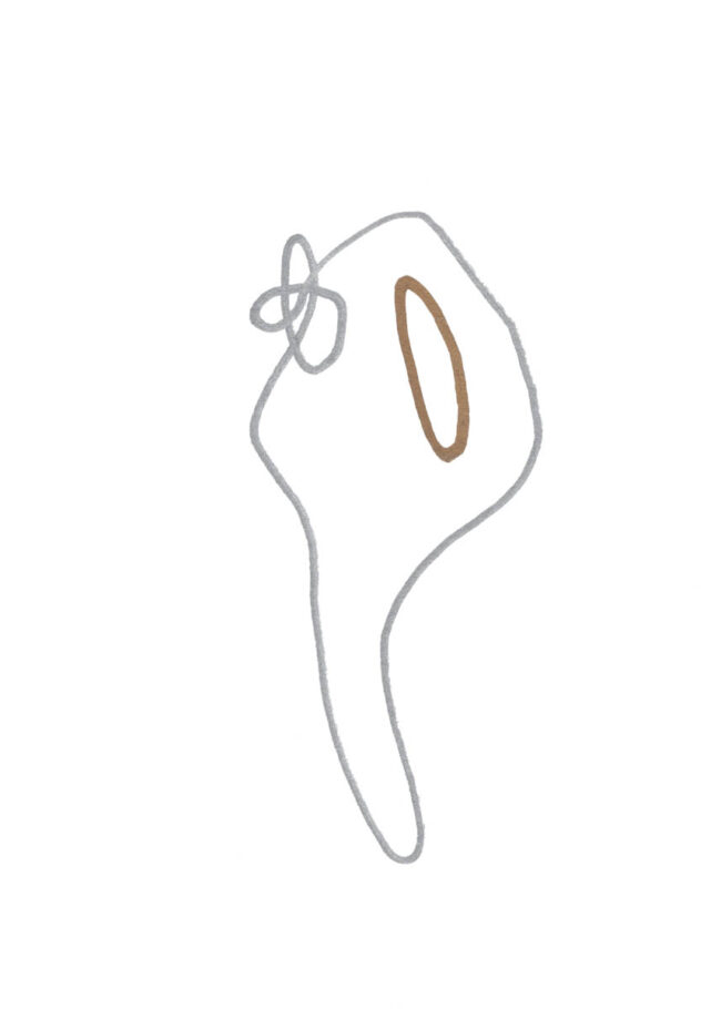 abstract drawing made with marker on paper