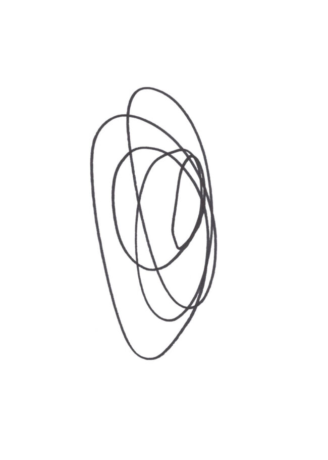 abstract drawing made with marker on paper