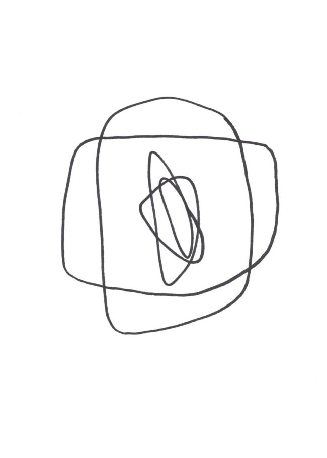 abstract drawing made with marker on paper