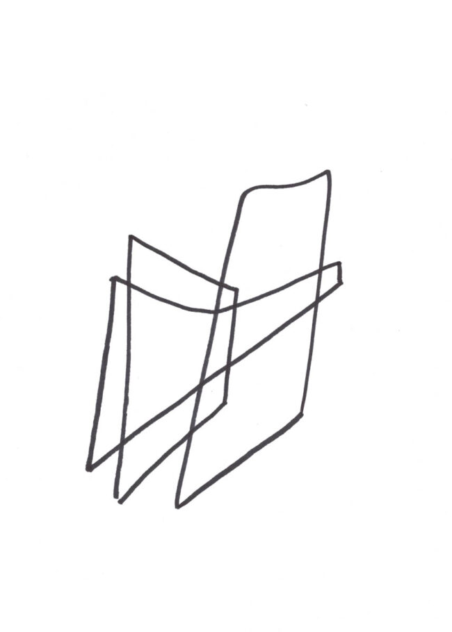 abstract drawing made with marker on paper