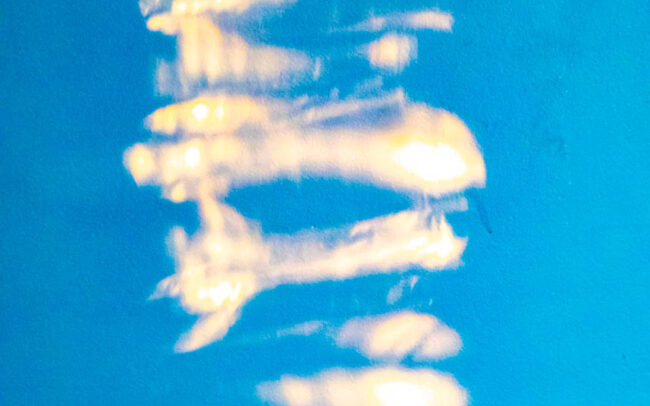 a watery looking abstract shadow