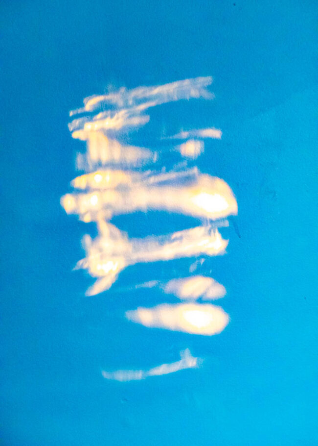 a watery looking abstract shadow