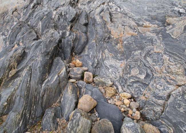 rocks at the edge of the sea