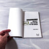photo of (This Is Not A) Mixtape for the End of the World, a book by Daniel M. Shapiro, open to show the inside